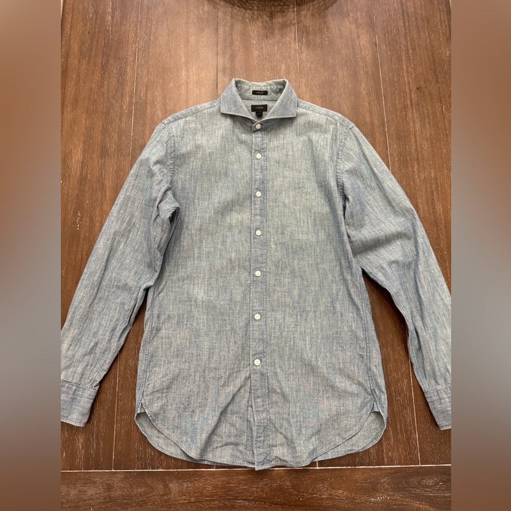 J Crew Ludlow Denim cotton Shirt - Men’s Small